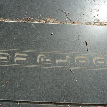 PLOOY Edik Daniel, du 1930-2001 &amp; Ella Sophia 1935-1999