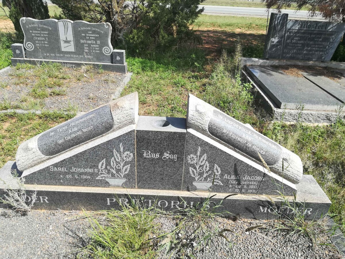 PRETORIUS Sarel Johannes 1904- &amp; Alida Jacoba COETZER 1910-1971