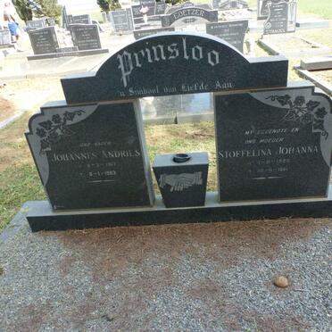 PRINSLOO Johannes Andries 1917-1983 &amp; Stoffelina Johanna 1920-1981