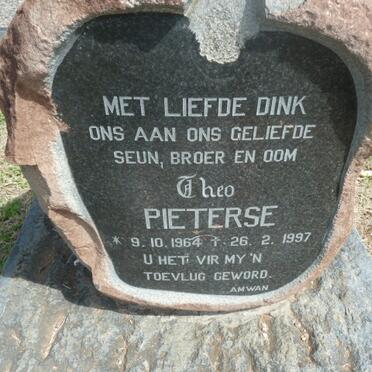 PIETERSE Theo 1964-1997