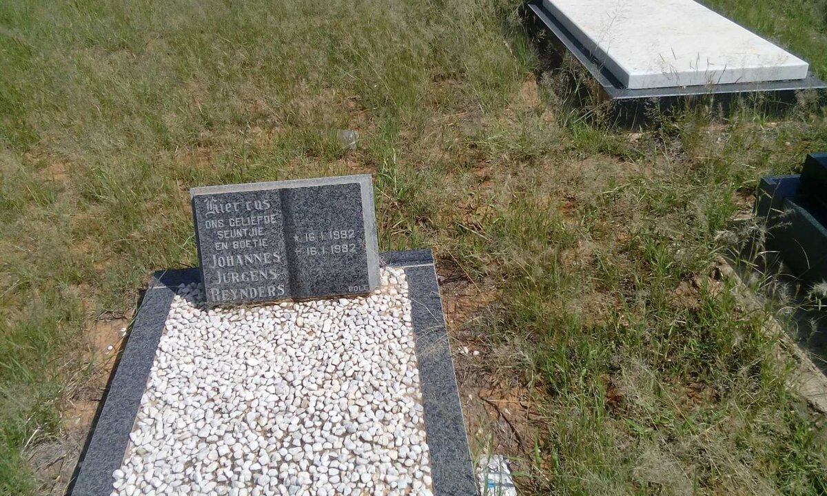 REYNDERS Johannes Jurgens 1982-1982