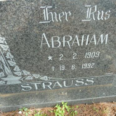 STRAUSS Abraham 1909-1992
