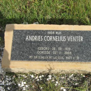 VENTER Andries Cornelius 1928-2004