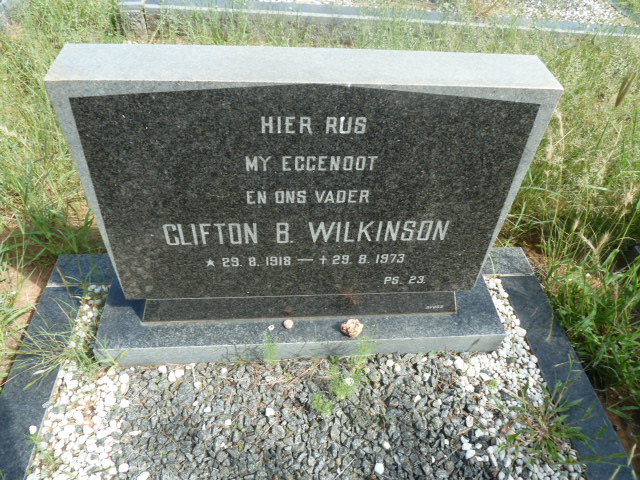 WILKINSON Clifton B. 1918-1973