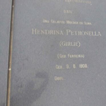 BOTHA Petrus Jacobus 1910-1971 & Hendrina Petronella FERREIRA 1908- _2