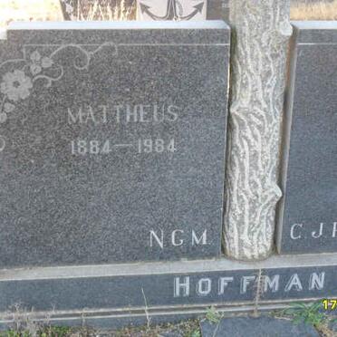 HOFFMAN N.G.M. 1884-1984