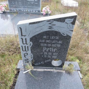 LUWES Petie 1977-1997
