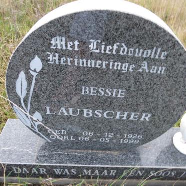 LAUBSCHER Bessie 1926-1999