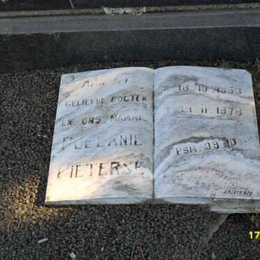 PIETERSE Poelanie 1953-1978