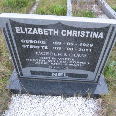 NEL Elizabeth Christina 1929-2011