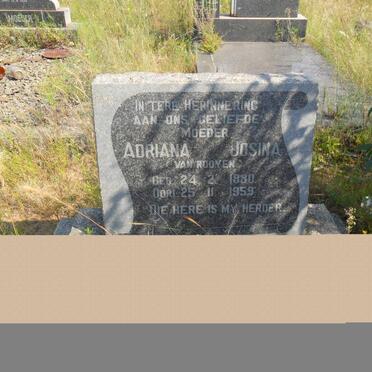 OBERHOLZER Adriana Josina nee VAN ROOYEN 1880-1959