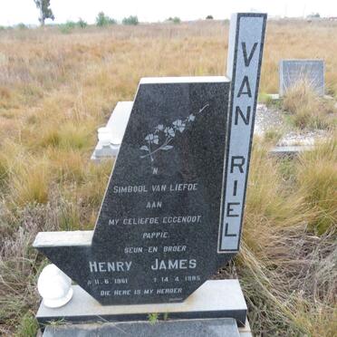 RIEL Henry James, van 1961-1985