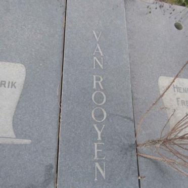 ROOYEN Petrus Hendrik, van 1905-1976 & Henriette Fredrique 1911-  _1