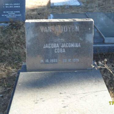 ROOYEN Jacoba Jacomina, van nee STEYN 1905-1979