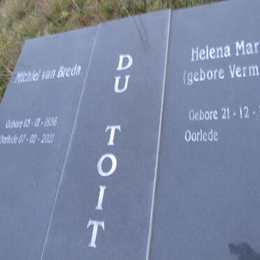 TOIT Michiel van Breda, du 1936-2021 & Helena Maria VERMAAK 1939-