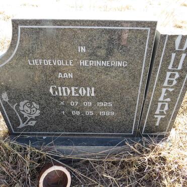 JOUBERT Gideon 1925-1989