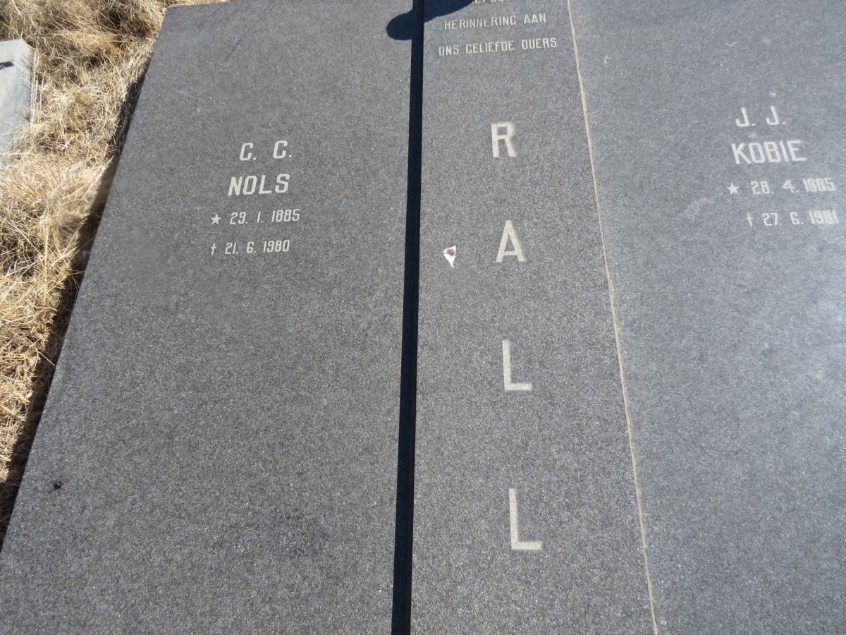 RALL C.C. 1885-1980 & J.J. 1885-1981