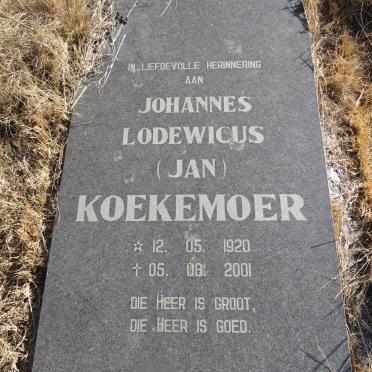 KOEKEMOER Johannes Lodewicus 1920-2001