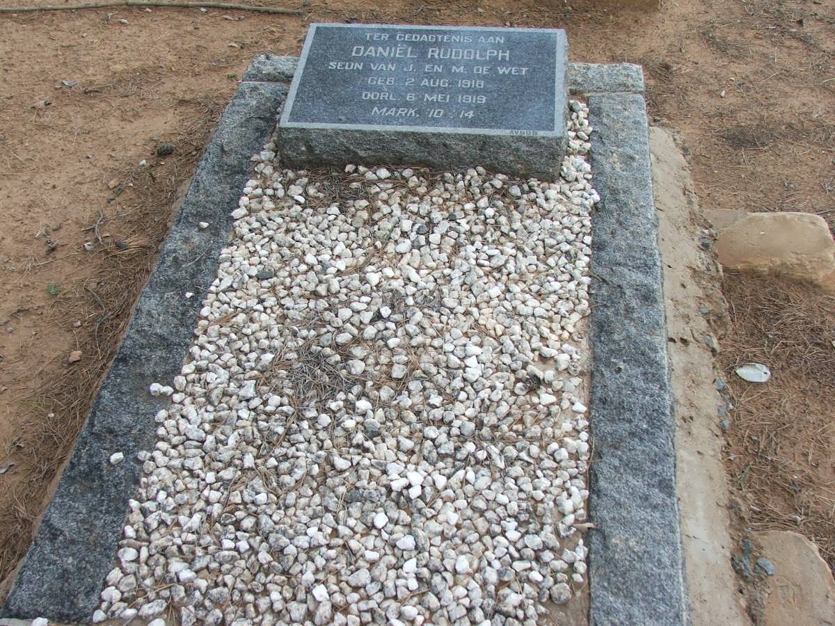 WET Daniel Rudolph, de 1918-1919