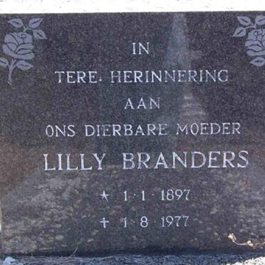 BRANDERS Lilly 1897-1977