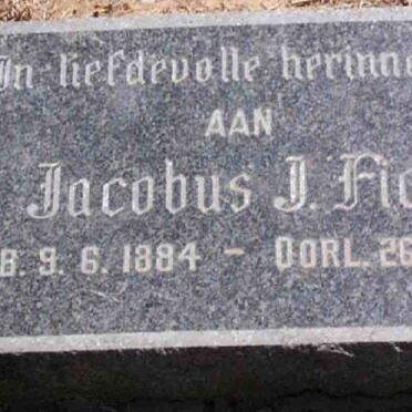 FICK Jacobus J. 1884-1964