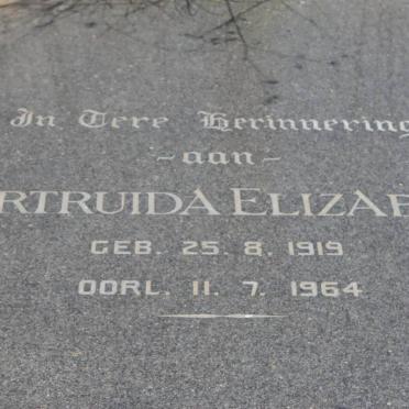 GROTIUS Gertruida Elizabeth 1919-1964