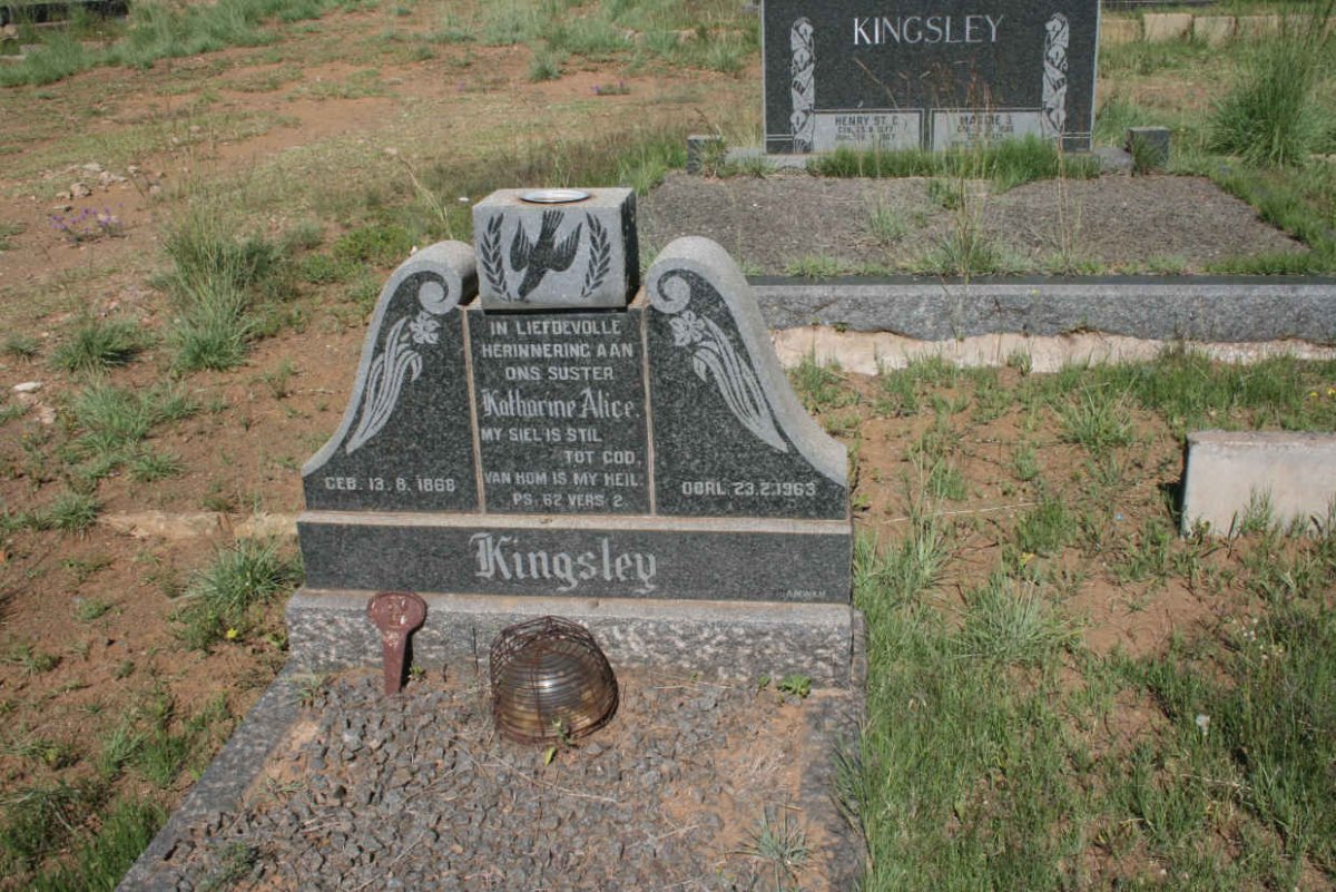 KINGSLEY Katharine Alice 1868-1963