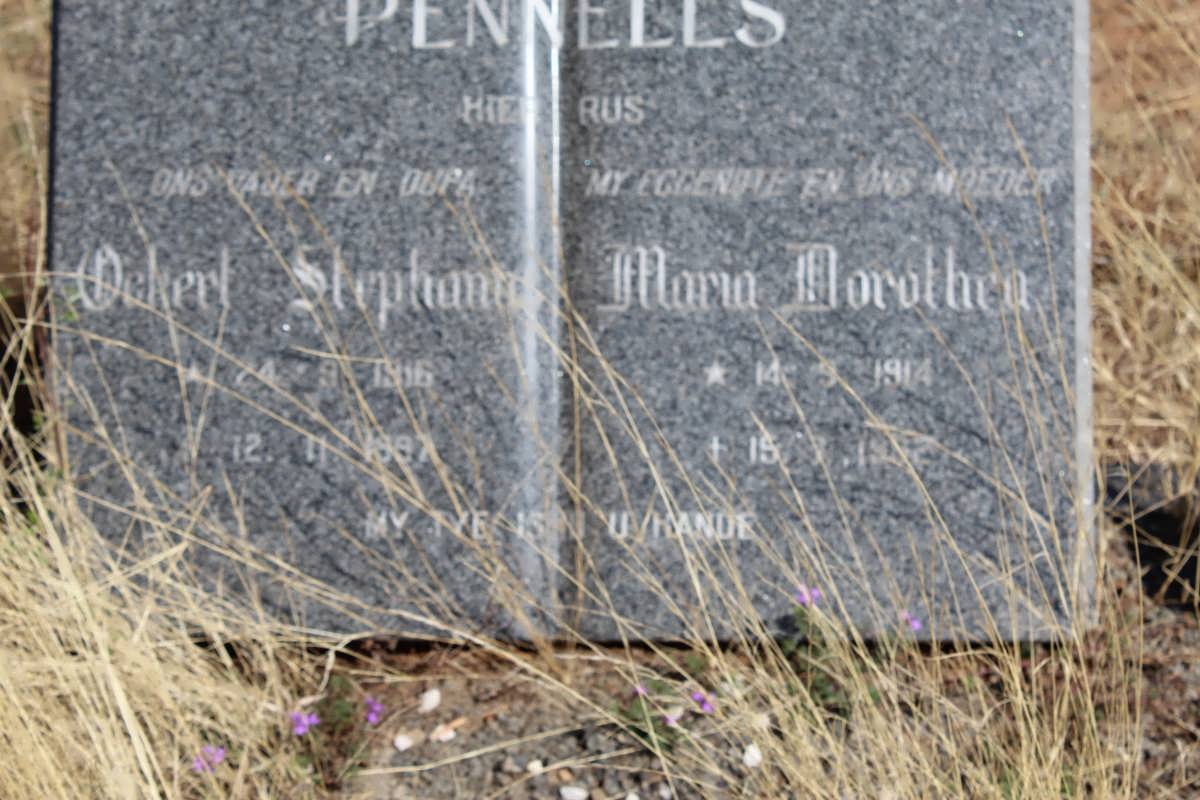 PENNELS Ockert Stephanus 1916-1987 & Maria Dorothea 1914-19?2