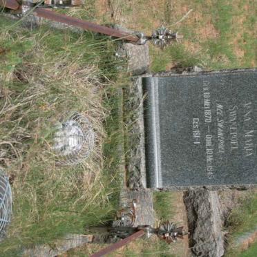 SWANEPOEL Anna Maria nee SWANEPOEL 1870-1945