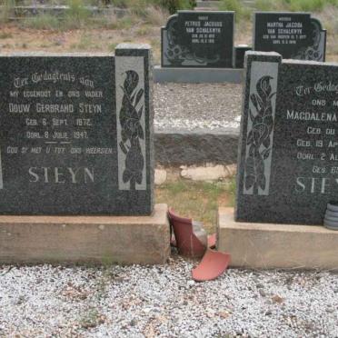 STEYN Douw Gerbrand 1872-1947 &amp; Magdalena J. DU PREEZ 1889-1972