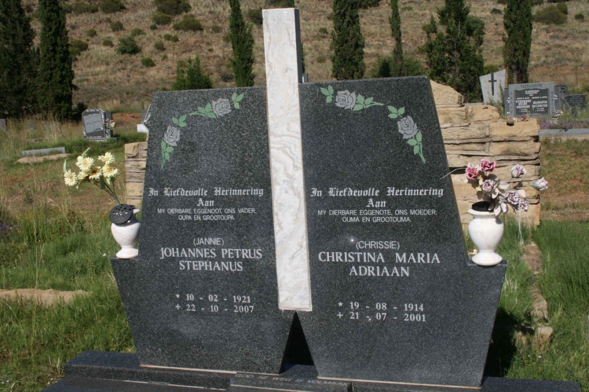 ?? Johannes Petrus Stephanus 1921-2007 & Christina Maria Adriaan 1914-2001