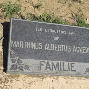 ACKERMAN Marthinus Albertus