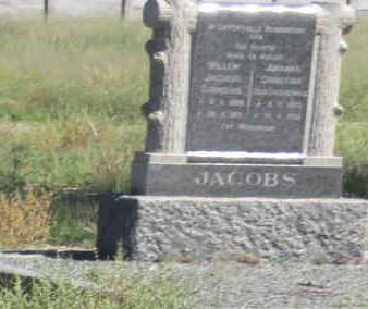 JACOBS Willem Jacobus Cornelius &amp; Johanna Christina GROENEWALD