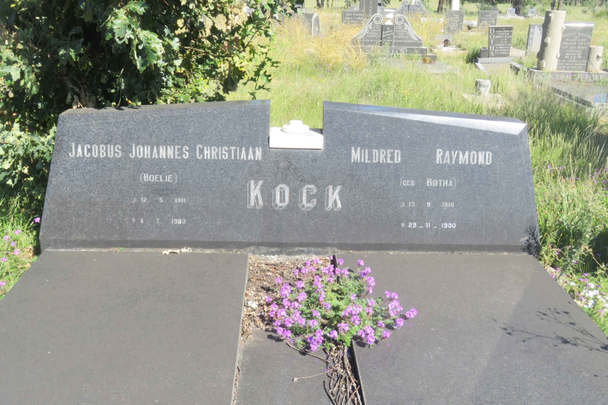 KOCK Jacobus Johannes Christiaan 1911-1983 & Mildred Raymond BOTHA 1918-1990
