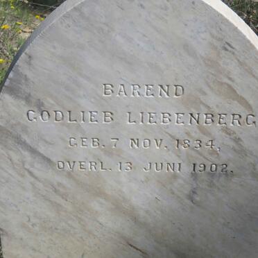 LIEBENBERG Barend Godlieb 1834-1902