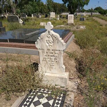 LIEBENBERG Elizabeth Catarina nee VENTER 1867-1917