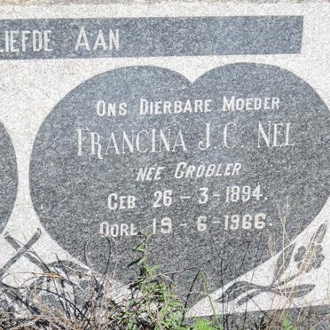 NEL Michael J. 1891-1949 &amp; Francina J.C. GROBLER 1894-1966 _1