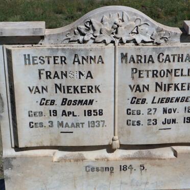 NIEKERK, van