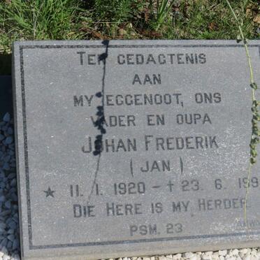 ? Johan Frederik 1920-1996 &amp; Margaretha Aletha 1924-2010