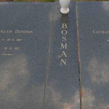 BOSMAN Willem Hendrik 1907-1972 &amp; Cecilia Magdelena 1922-1972