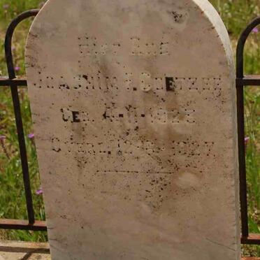 COETZEE Joachim F. 1923-1927