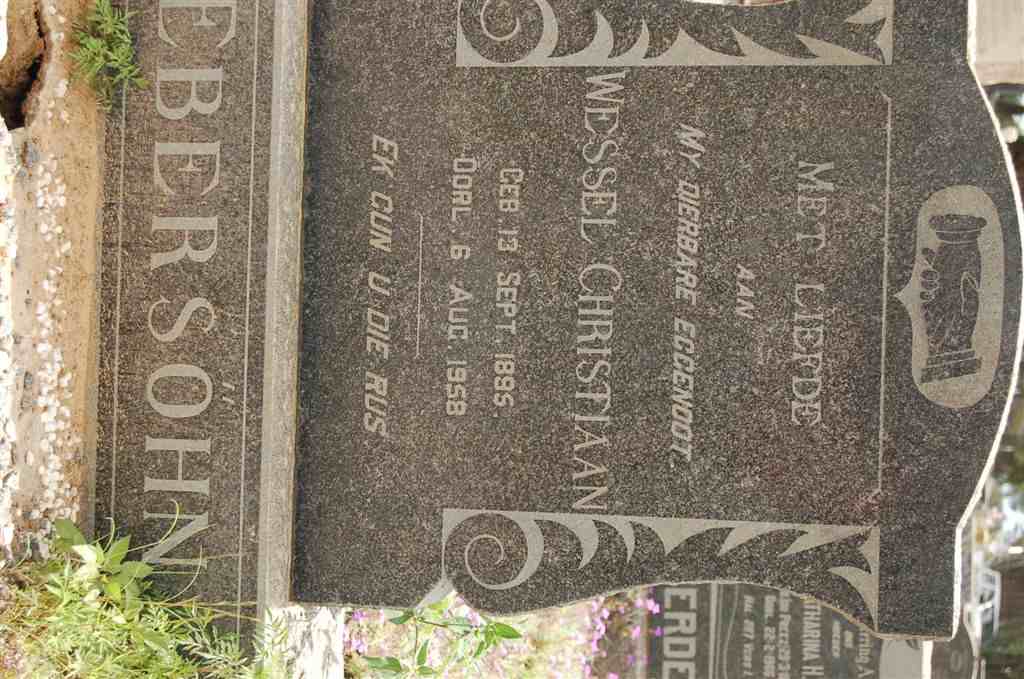 EBERSOHN Wessel Christiaan 1895-1958