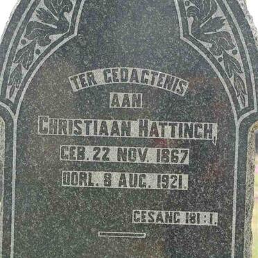 HATTINGH Christiaan 1867-1921