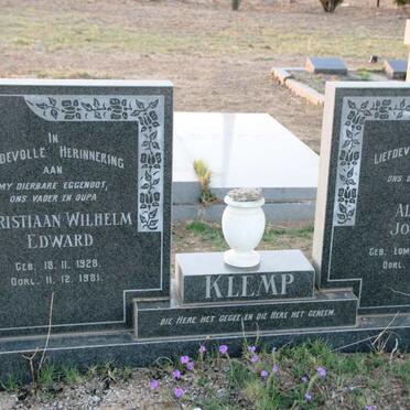 KLEMP Christiaan Wilhelm Edward 1928-1981 & Albertus Johannes LOMBARD 1936-