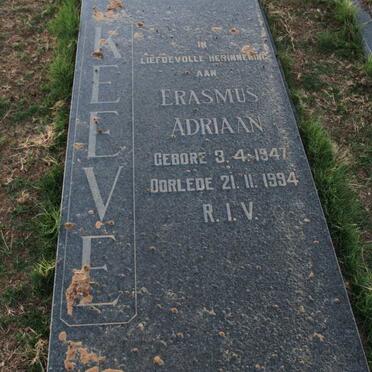 KEEVE Erasmus Adriaan 1947-1994