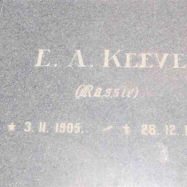 KEEVE E.A. 1905-1975