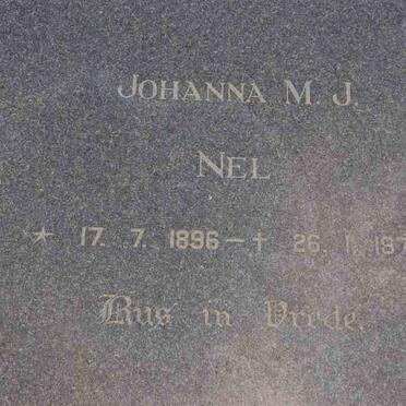 NEL Johanna M.J. 1896-1974
