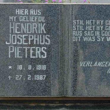PIETERS Hendrik Josephus 1916-1987