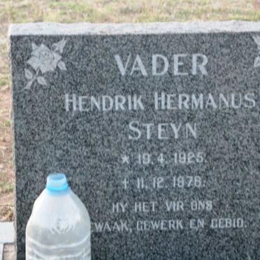 STEYN Hendrik Hermanus 1925-1976
