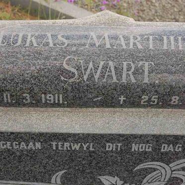 SWART Lukas Marthinus 1911-1974